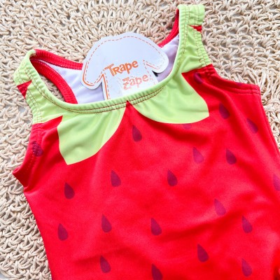 Maiô Melancia com Proteção FPU 50+ - Vermelho